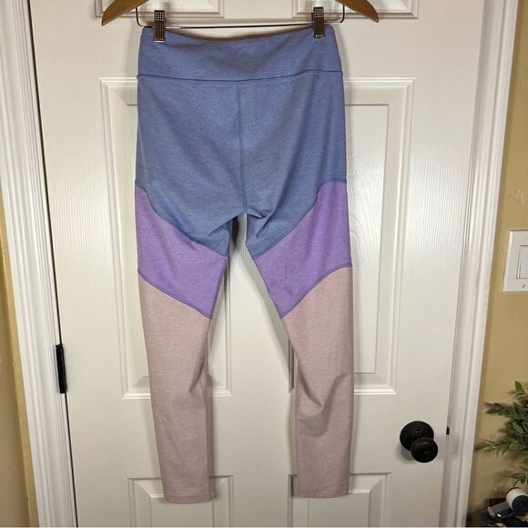 Outdoor Voices 7/8 Springs Compression Fit Leggings in Blue Purple Pink Medium - Picture 5 of 6